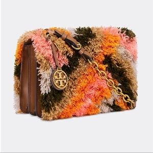 NWT Tory Burch Sadie Rug Shoulder Bag